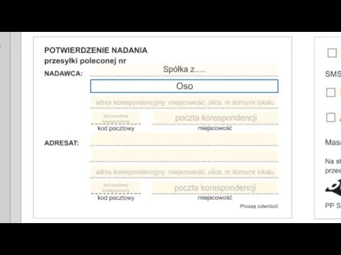 Wideo: Jak Wysłać List Z Potwierdzeniem Odbioru?