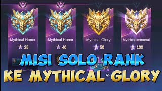 Lanjutkan Misi Solo Rank ke Mythical Glory, Reset Season 27 Hari Lagi | Mobile Legends