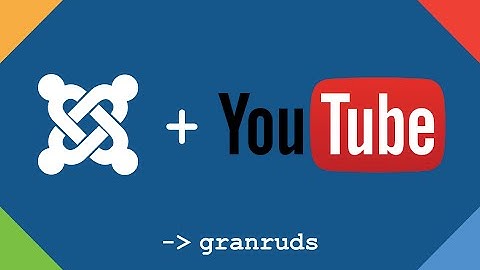 Youtube in Joomla without extensions