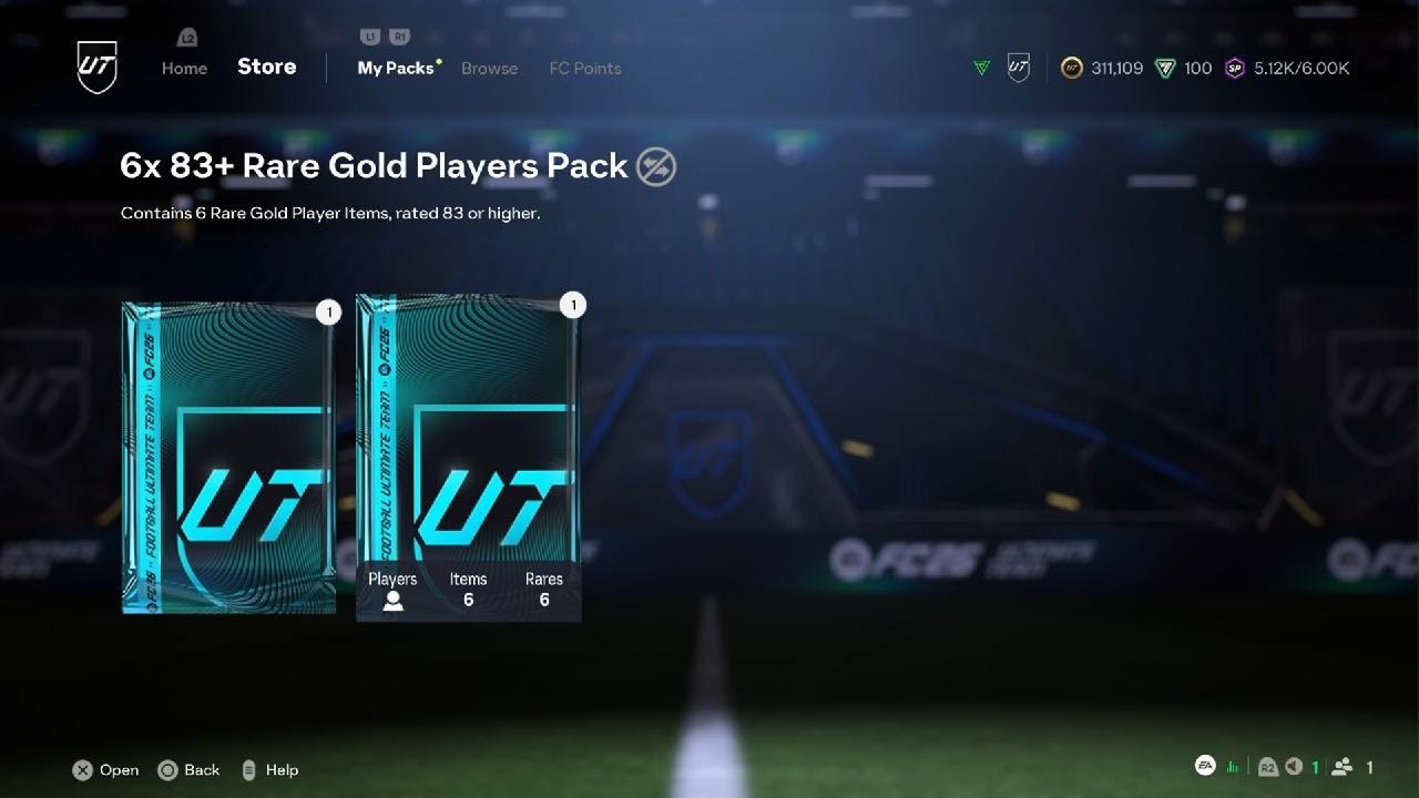 Pack opening
