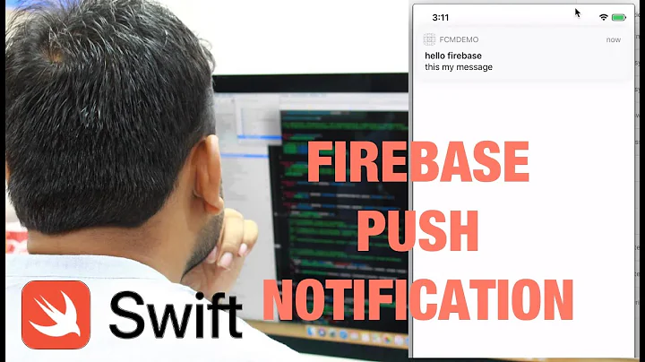 Push notification using Firebase cloud messagings in swift