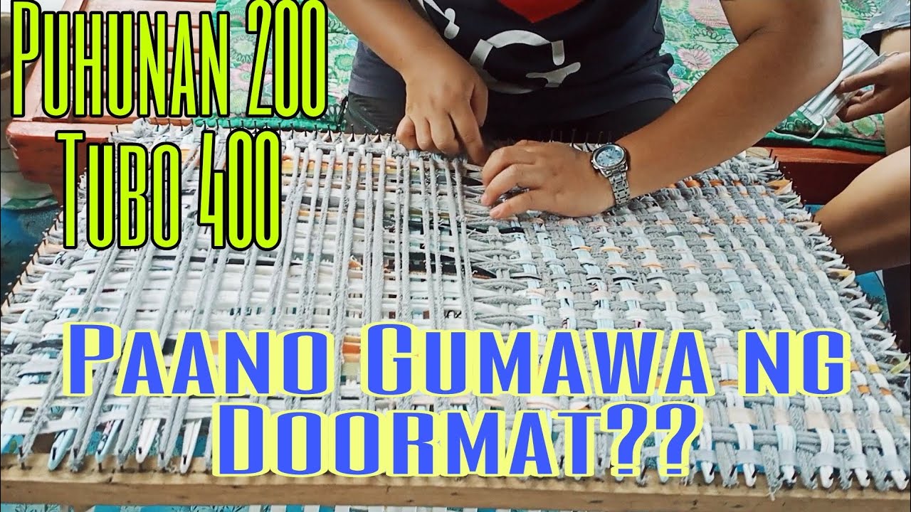 Paano Gumawa ng String Doormat Detailed Tutorial| 200 Pesos na Puhunan Sapat na!