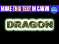 Text Effect Canva | CUSTOM Typography Trick!