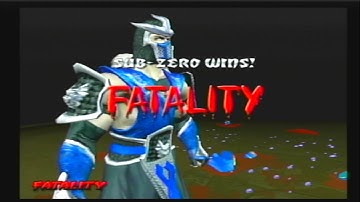 Mortal Kombat Deception-All Fatalities on Scorpion(Requested)