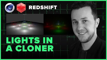 Control Lights in Cloner with Effector | Redshift Cinema4D | Quick Tip