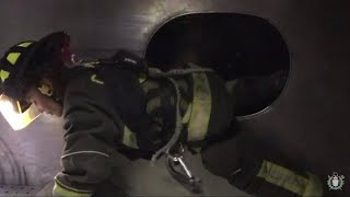 Procedimientos de búsqueda y rescate en espacios confinados