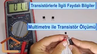 Multimetre Ile Transistör Ölçümü - Transistörler Üzerine Faydalı Bilgiler 33 