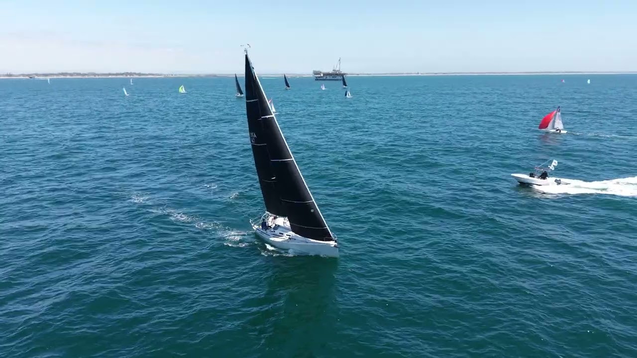 ⁣2026 LBRW   Day 3   Race 7   J109 upwind