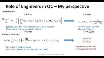 Why Quantum Computing is for Electrical Engineering Students, IEEE Student Chapter Talk SJSU