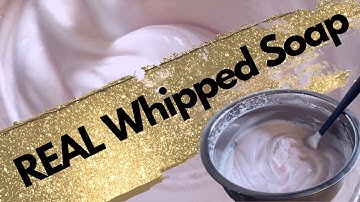 An ACTUAL whipped soap - No Base!