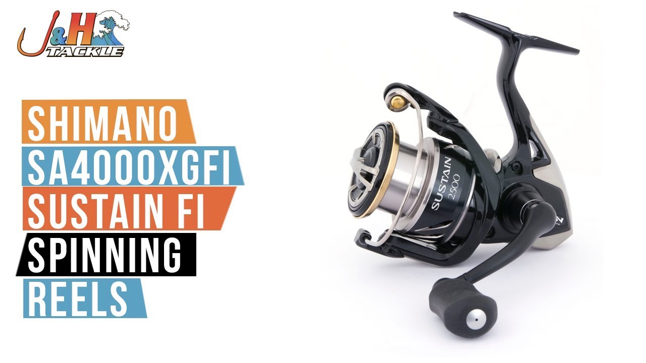Shimano SA4000XGFI Sustain FI Spinning Reel | J&H Tackle - YouTube