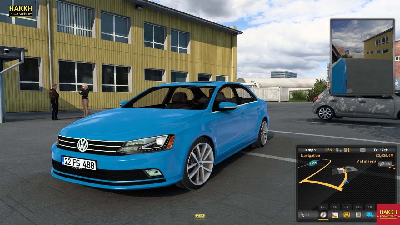 ETS2 1.48 Mods |Car Mod| - Relaxed Cruise the Way Home on Volkswagen Jetta Mod