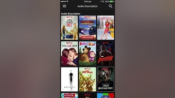 how to find Audio description movies on IOS  Iphone. Voice over on.