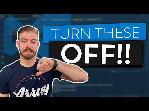 3 VS Code Settings I IMMEDIATELY Turn Off