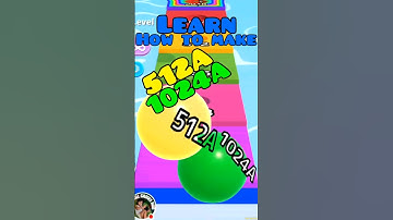 How to Convert 512A Yellow Ball into 1024A Green Ball 😱 | Ball Run 2048 Short #ballgameshub