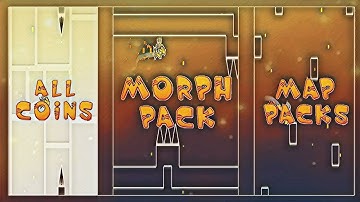 "Morph Pack" Complete (All Coins) - Map Packs Geometry Dash | ZadoqueSan