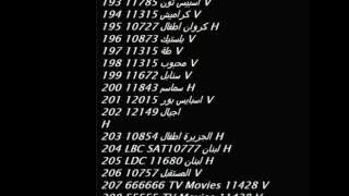 ترددات النايل سات لسنة  2017 2018