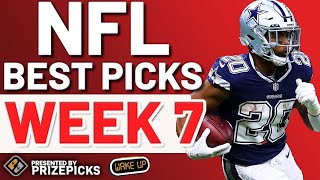 BEST Week 7 NFL Player Picks on PRIZEPICKS | NFL Pick'EM Best Picks \& Plays