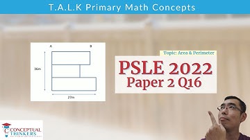 PSLE 2022 Paper 2 Q16 (Fence Question) - Conceptual Thinkers T.A.L.K. session