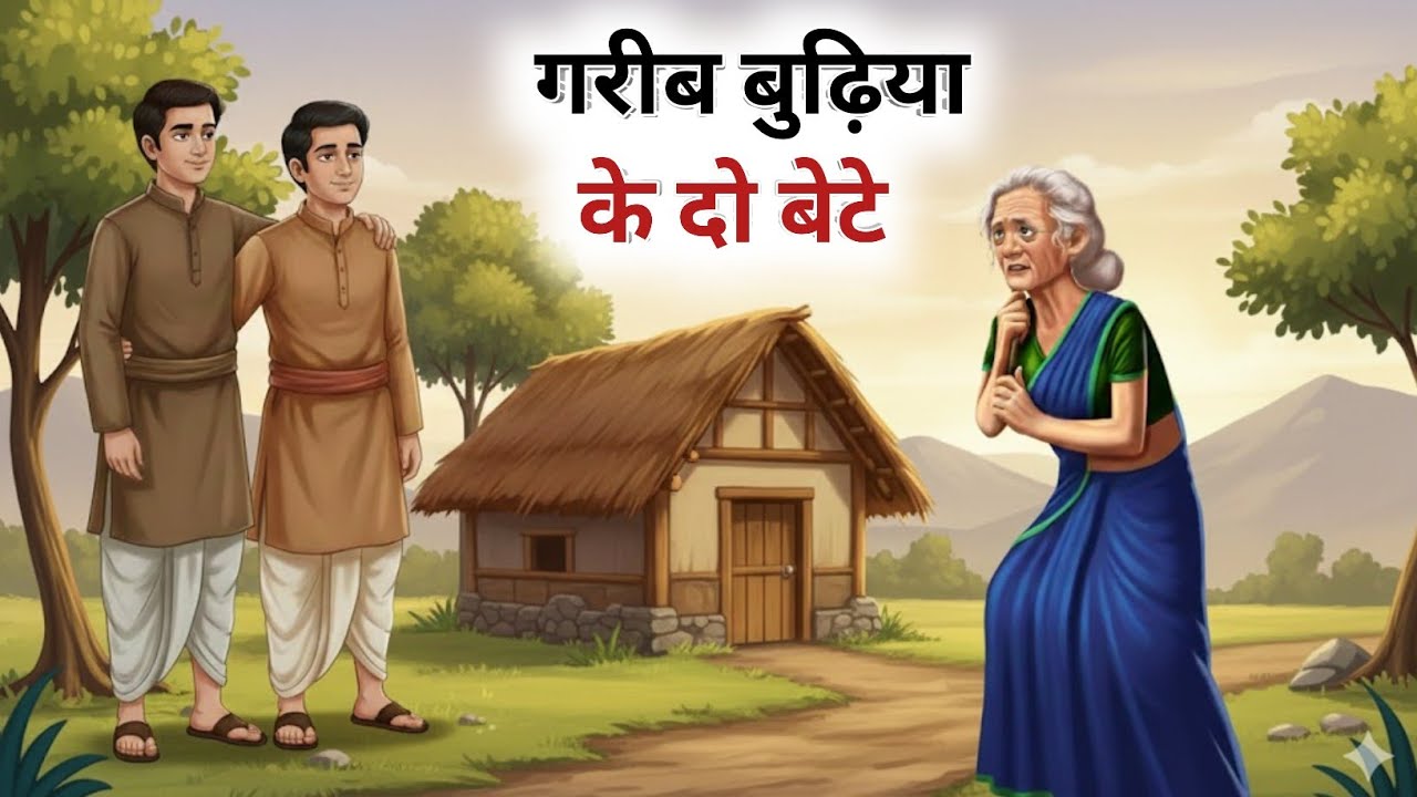 गरीब बुढ़िया के बेटे | hindi kahani | New hindi kahaniyan | moral story  