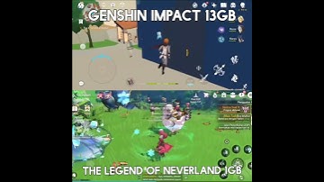 GENSHIN IMPACT VS THE LEGEND OF NEVERLAND