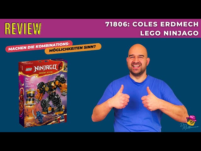 Kombinierbar: Coles Erdmech von Lego Ninjago im Review // Set 71806