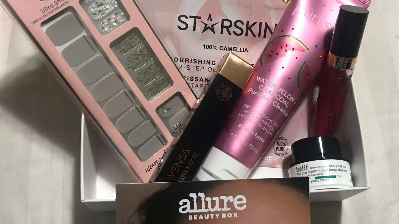 Allure beauty box june unboxing 2020 💗 - YouTube