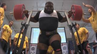 Ray Williams, 1005 lb Raw Squat, USAPL, 2016