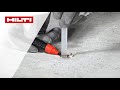 DEMO der ordnungsgemäßen Installation von Hilti HIT-HY 200-R V3 – mit Hohlbohrer: Tiefe Verankerung