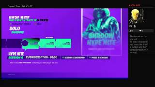 Fortnite Hype Nite Live Ps4