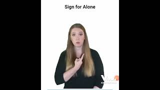 Asl Dictionary Alone