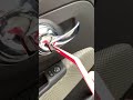 Fiat 500 interior door handle easy removal