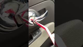 Fiat 500 interior door handle easy removal