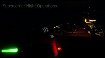 (4K) DCS World | Realism | Supercarrier Night Operations