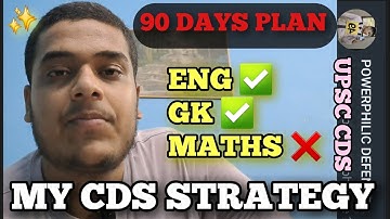 HOW TO CLEAR CDS ⚔️ | How I Cracked in 1st Attempt ✅️ | ENG GK MATHS 🔥 #upsc#cds#defence#army#ima