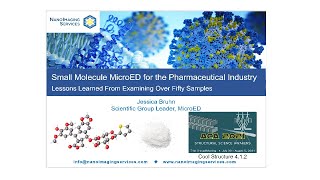 Small molecule microED for the pharma industry: Lessons learned from examining over fifty sample.