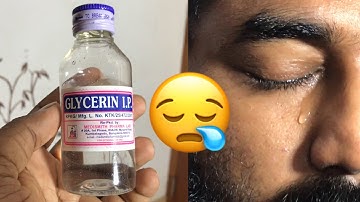 How to cry with glycerin / how to cry in 10 seconds / NS Garage