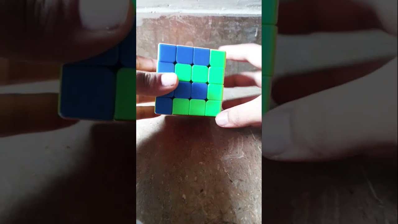 short trick Of 4 By 4 Cube YouTube short trick Of 4 By 4 Cube YouTube