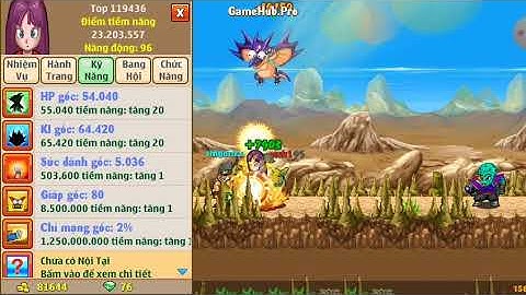 chibi2k25 mở skill 3 và cái kết( ngọc rồng online)
