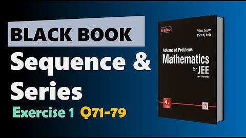 Black Book Series | Sequence and Series Important Questions & Short Tricks | JEE Mains & Advanced