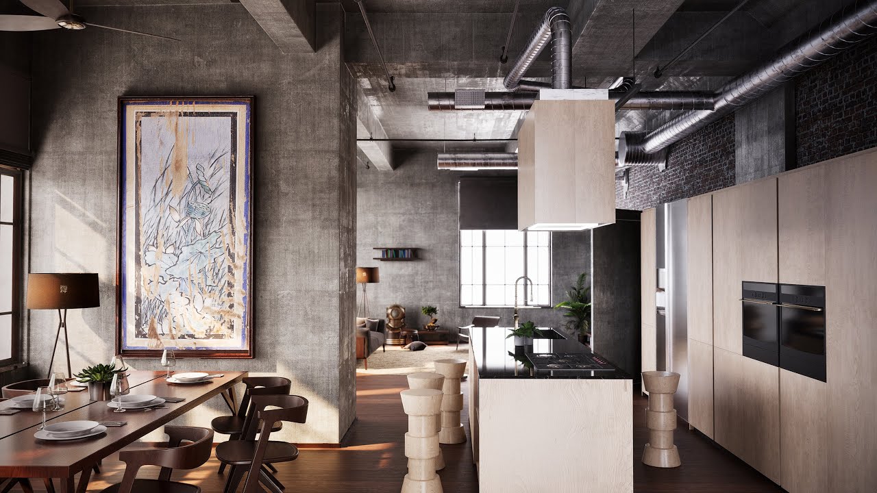Unreal Engine 5. Loft interior cinematic. - YouTube