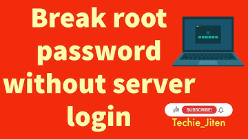 Break root password in rhel 8 | Reset root password