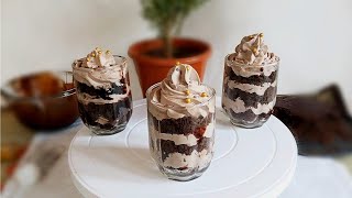 Cake dessert recipe| amazing chocolate cake dessert | cake dessert with Leftover cake| easy jar cake