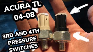 Changing Pressure Switches and Restarting Transmission on a 0406 Acura TL