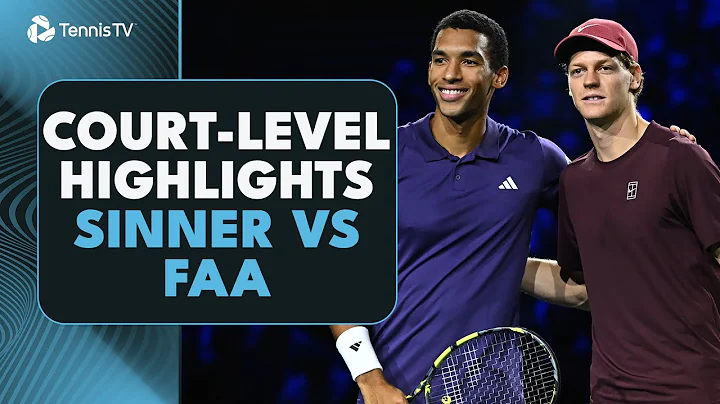 Jannik Sinner vs Felix Auger-Aliassime Court-Level Highlights 🥵 | Nitto ATP Finals 2025 Highlights