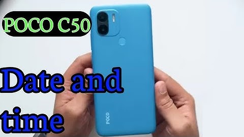 How To Set Date And Time In Poco C50, Set Date And Time In Poco C50, How To Set Date And Time