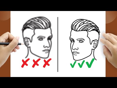 Schritt-für-Schritt-Anleitung: Wie zeichnet man das Gesicht eines Mannes