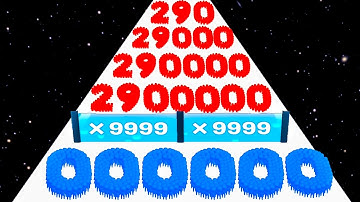 Number Running Game vs Crowd Number Run 3D - Satisfying ASMR Gameplay, Math Games (Android,iOS)