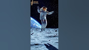 Astronaut Jumps on the Moon in Low Gravity 🌕👨‍🚀 #space