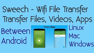 How to Share Files over Wifi with Sweech Wifi File Transfer- Linux & Android screenshot 3